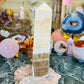 Chocolate Orange calcite tower