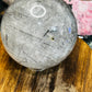 Black tourmaline in quartz sphere