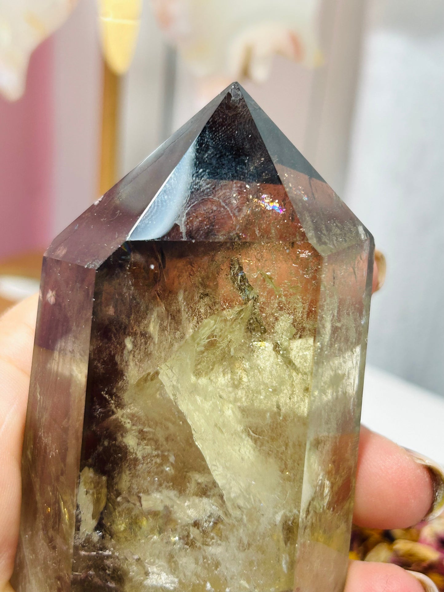 Smoky phantom  citrine