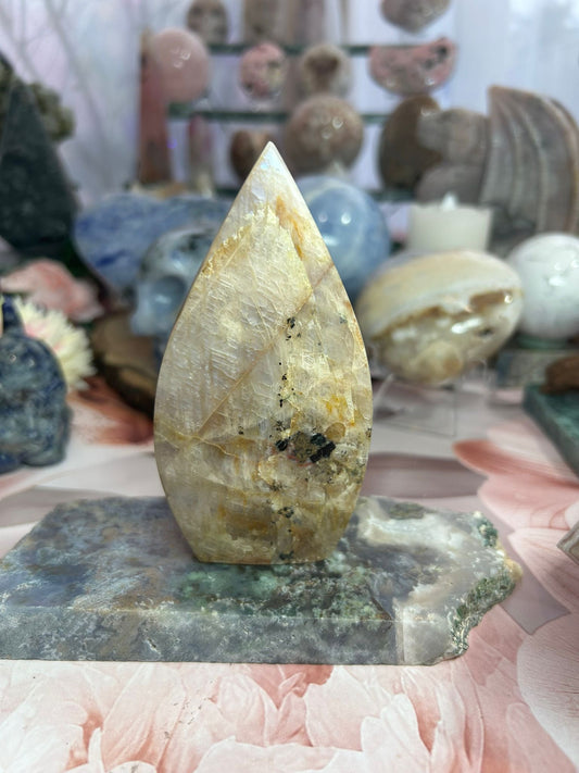 Moonstone teardrop