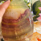 Yellow fluorite teardrop