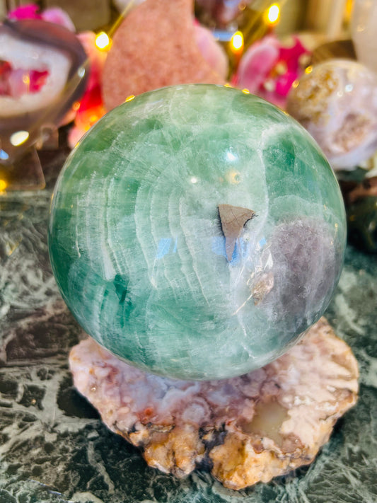Fluorite sphere