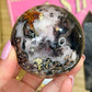 Sardonyx with flower agate sphere