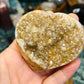 Rainbow amethyst heart