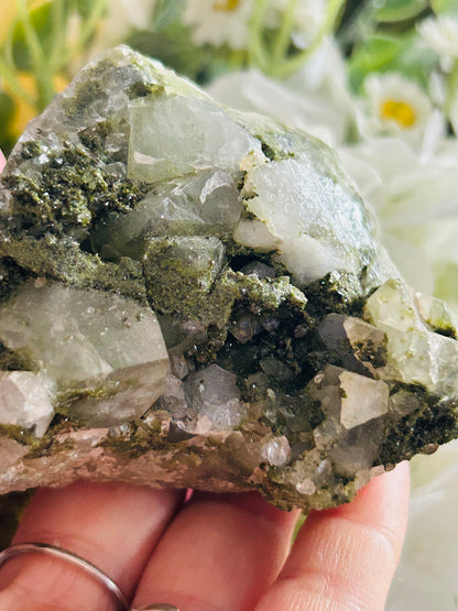 Epidote with quartz