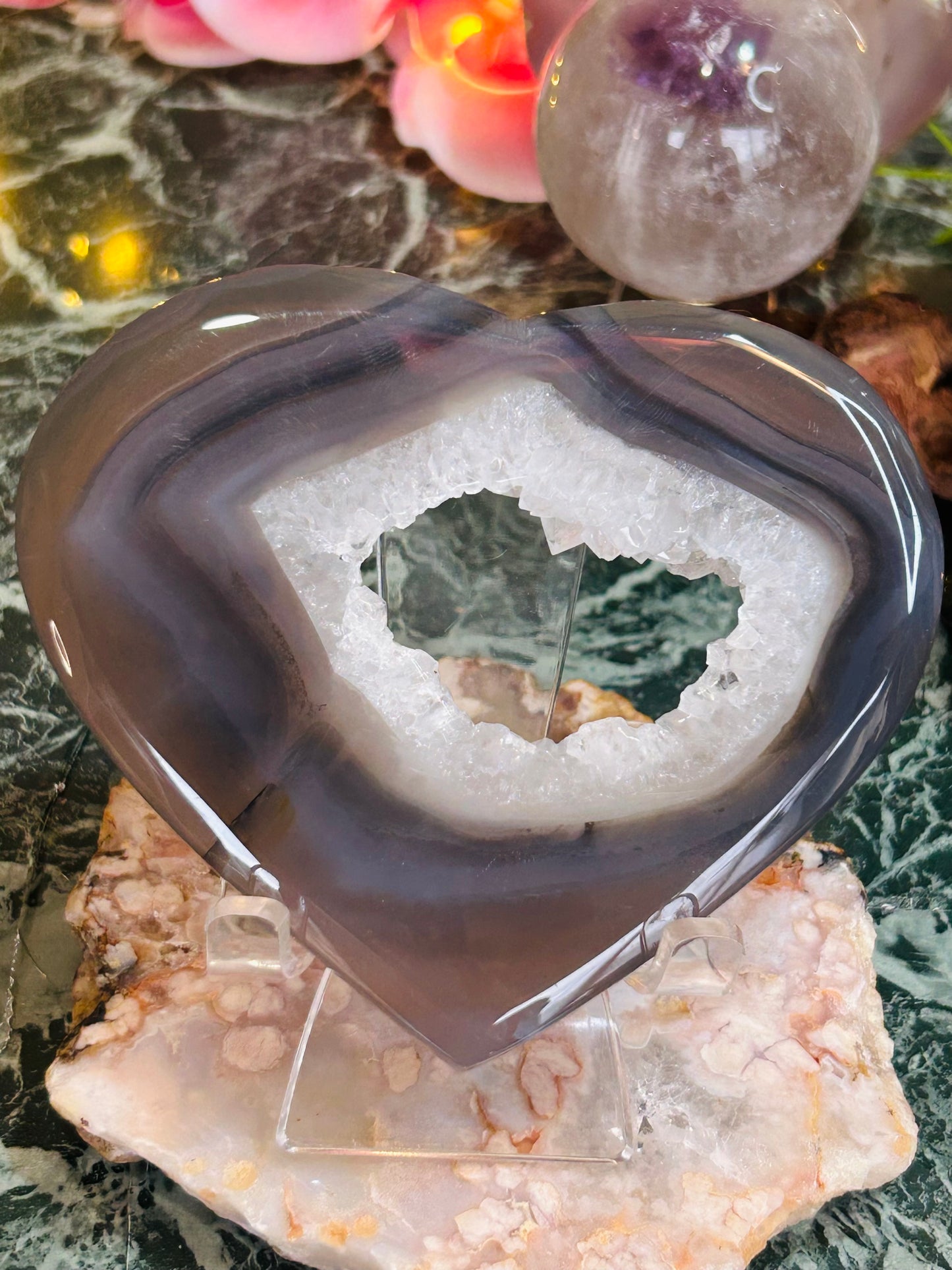 Agate heart