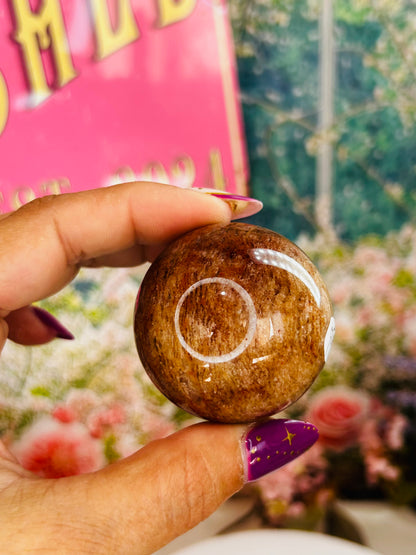 Red thousand layer garden quartz