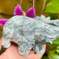 Moss agate elephant