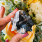 Quartz with barite and hematoid