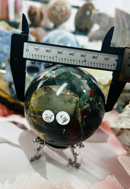 African bloodstone sphere