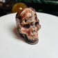 Rhodochrosite skull