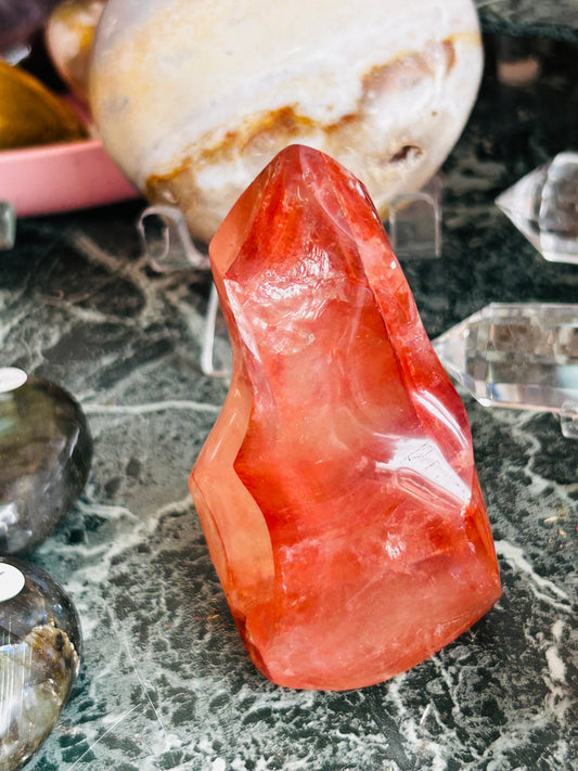 Fluorite flame