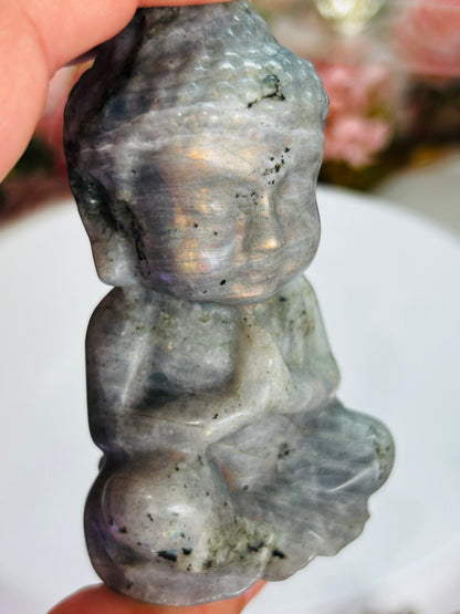 Labradorite Buddha