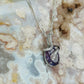 Amethyst snake pendant on s925 20” chain