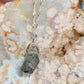 Black tourmaline in quartz s925 necklace 20”