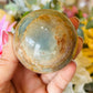 Blue onyx sphere