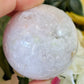Pink amethyst sphere