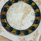 Lava stone with blue amber