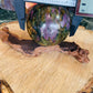 Ruby in fuchsite sphere