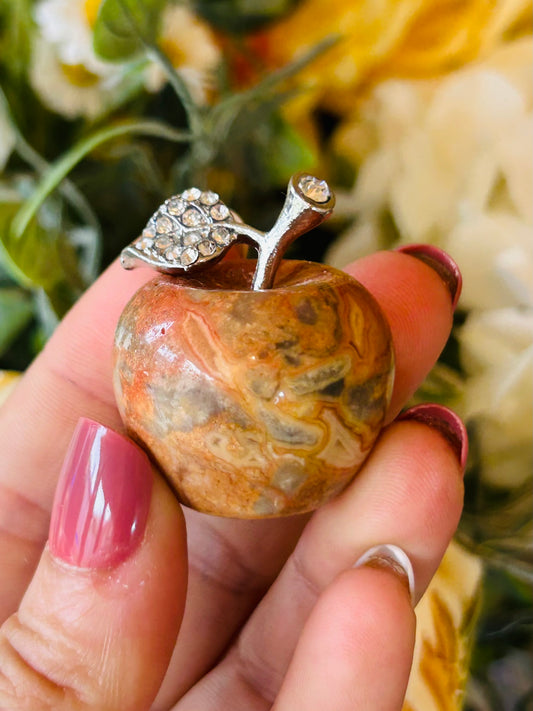 Crazy lace agate apple