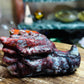 Mexican lace agate dragon head with druzy
