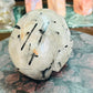 Tourmaline in quartz skull