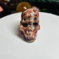 Rhodochrosite skull