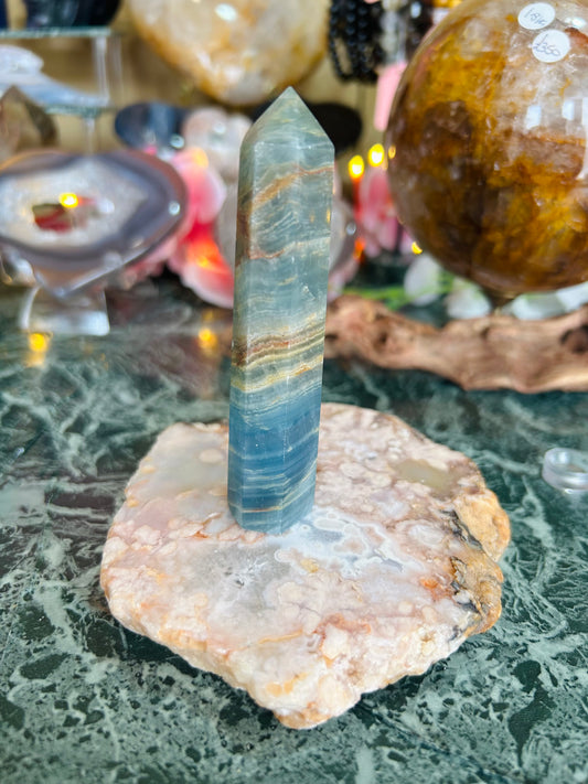 Blue onyx tower
