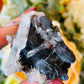 Quartz with barite and hematoid
