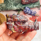 Mexican lace agate dragon head