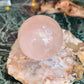 Rose quartz sphere