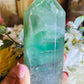 Green fluroite tower