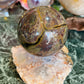 Volcano agate sphere