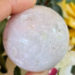 Pink amethyst sphere