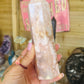 Carnelian flower agate tower