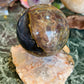 Volcano agate sphere