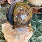 Volcano agate sphere