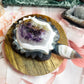 Amethyst agate turtle