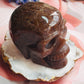 Red rutile skull