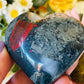 African bloodstone heart