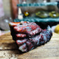 Mexican lace agate dragon head with druzy
