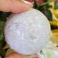 Pink amethyst sphere