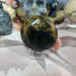Black moonstone palmstone