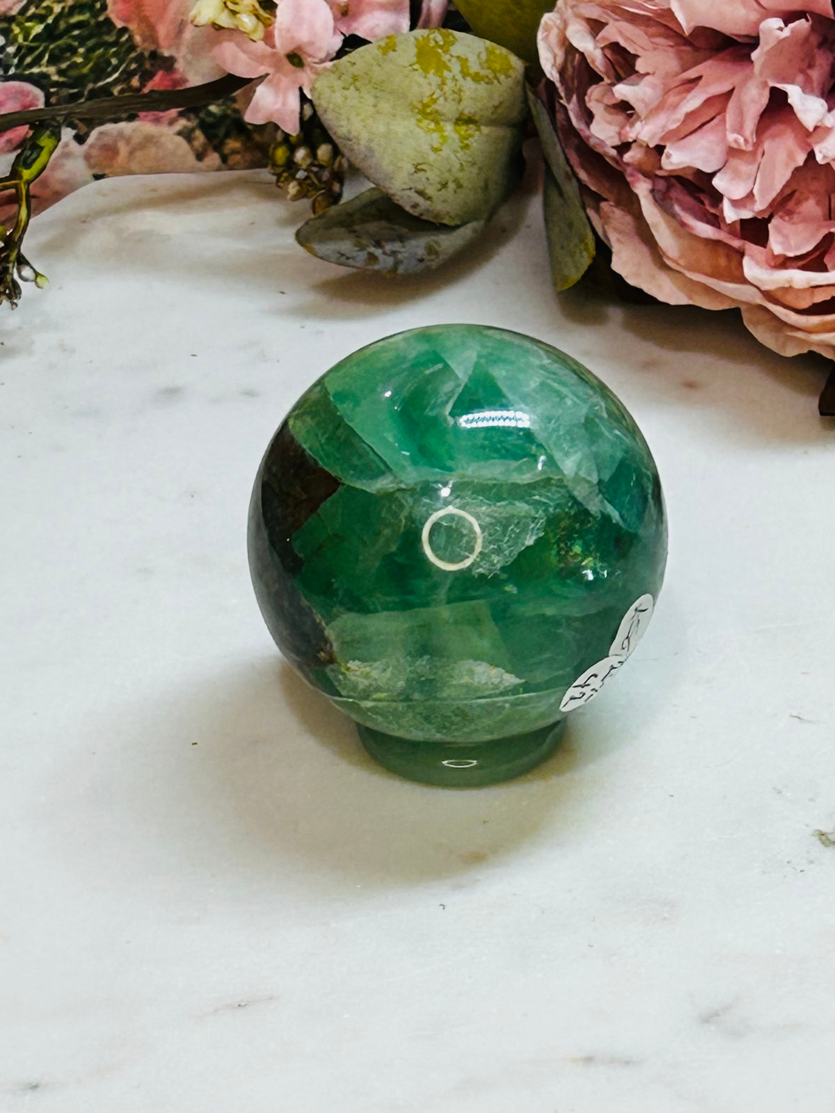 Phantom fluorite sphere