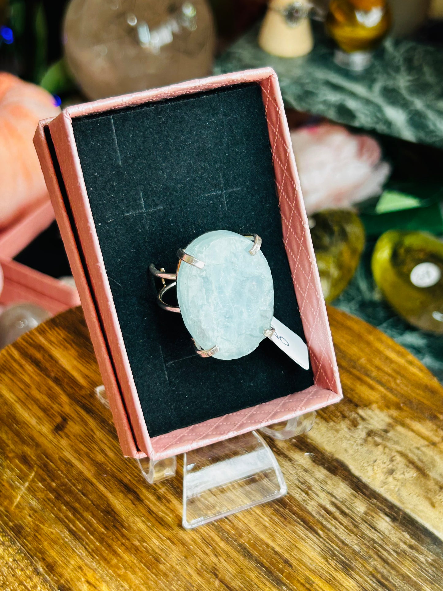 Aquamarine ring - not s925