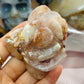 Flower agate with amethyst flower