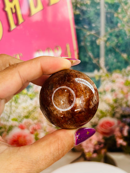 Red thousand layer garden quartz