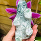 Moss agate elephant