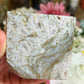 Druzy moss agate cube freestanding
