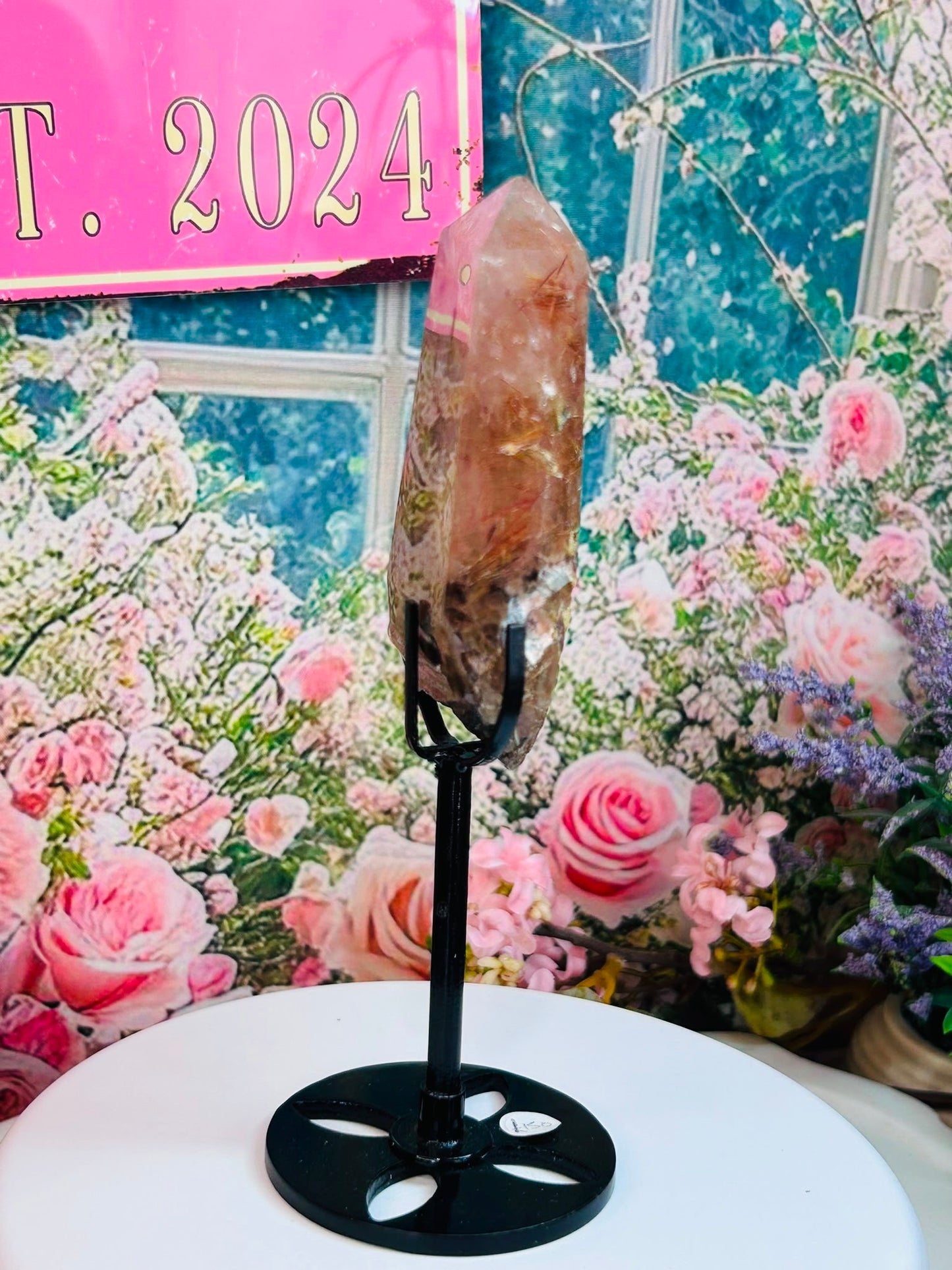 Copper rutile on stand